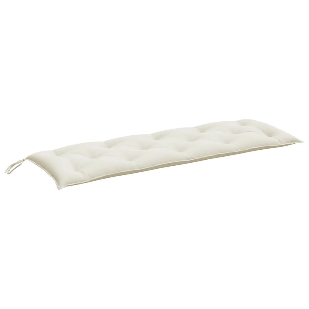 Garden Bench Cushion Melange Cream 59.1″x19.7″x2.8″ Fabric