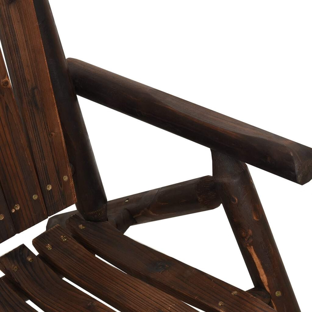 Patio Chair 26.8″x33.9″x40.6″ Solid Wood Spruce
