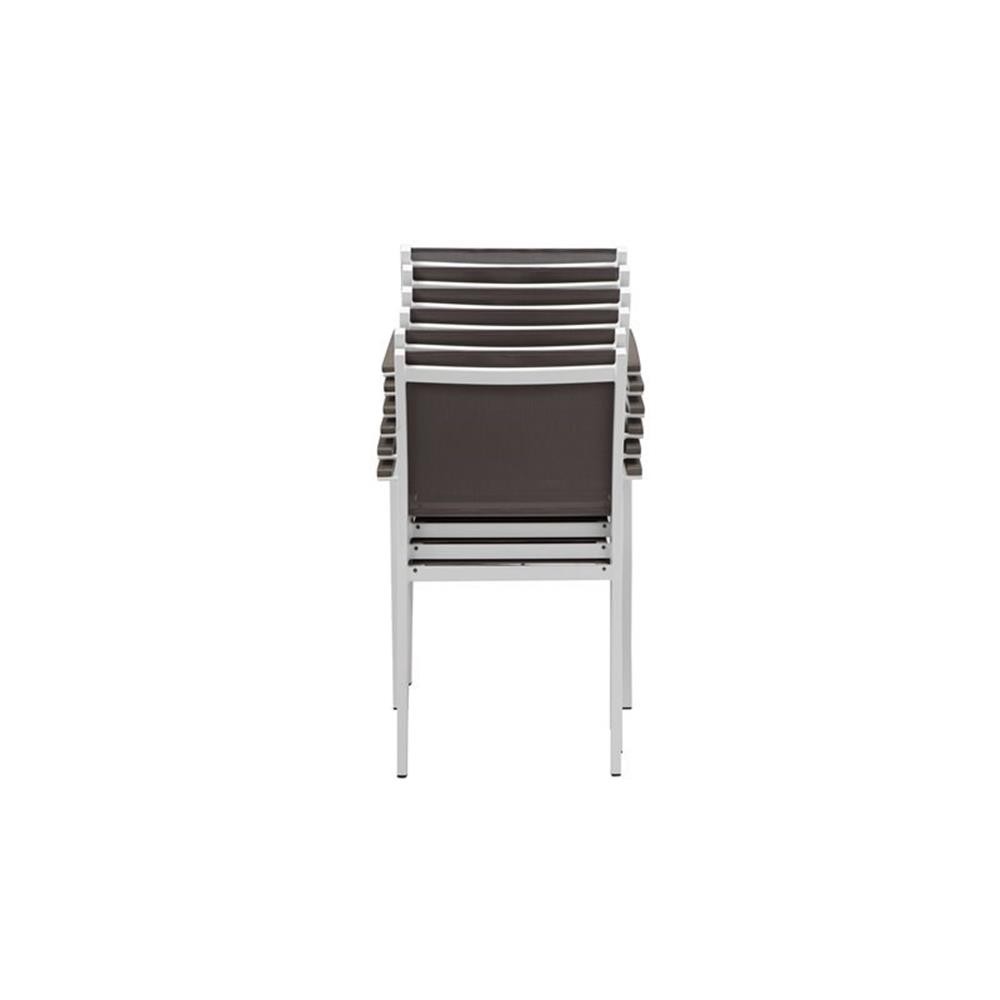 Pemberly Row 13-piece Modern Aluminum Patio Sofa Set in White/Gray