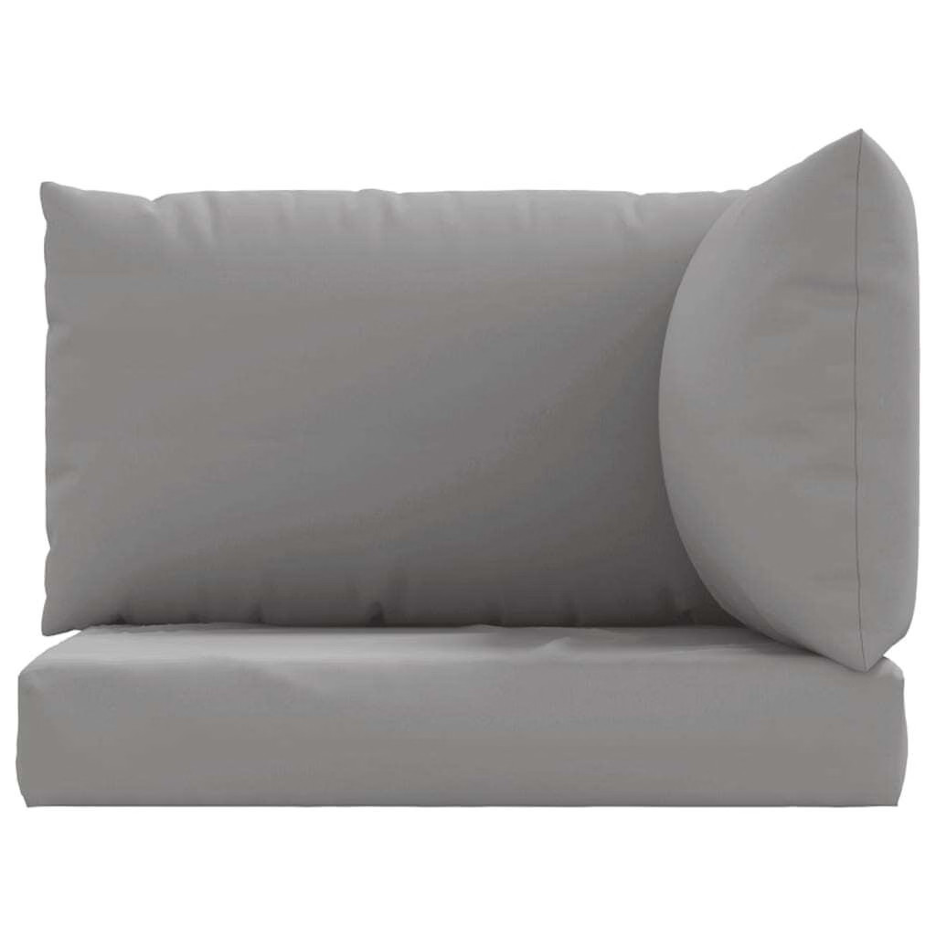Pallet Cushions 3 pcs Gray Oxford Fabric