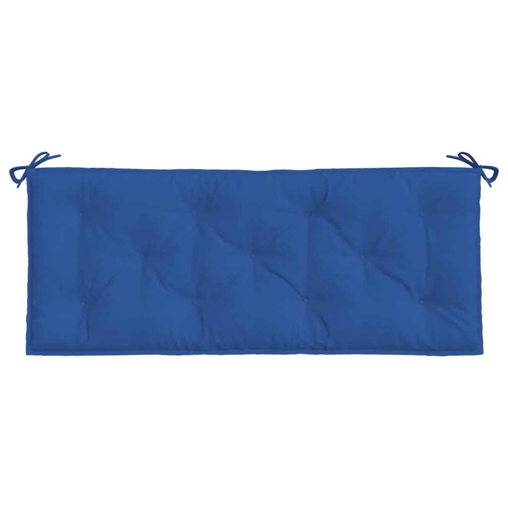Garden Bench Cushion Blue 47.2″x(19.7″+19.7″)x2.8″ Oxford Fabric