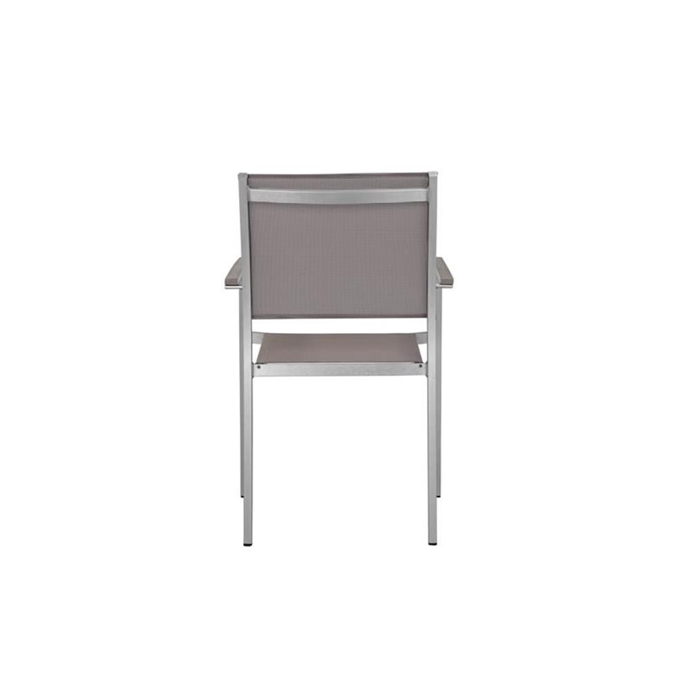 Pemberly Row 13-piece Modern Aluminum Patio Dining Set in Gray