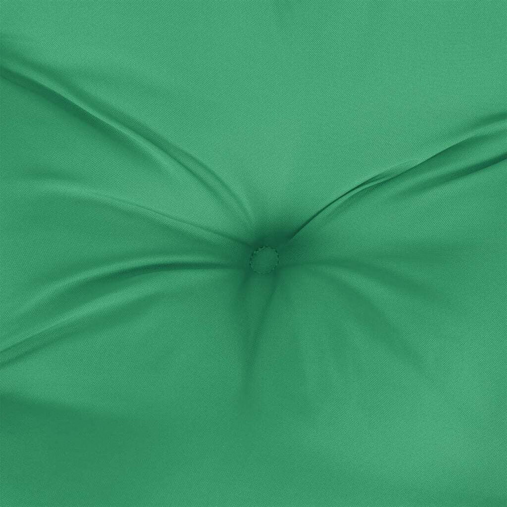 Pallet Cushions 3 pcs Green Fabric