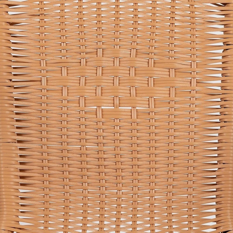 Contemporary Rattan Stacking Chairs Dining Room Bistro Patio Indoor Outdoor New