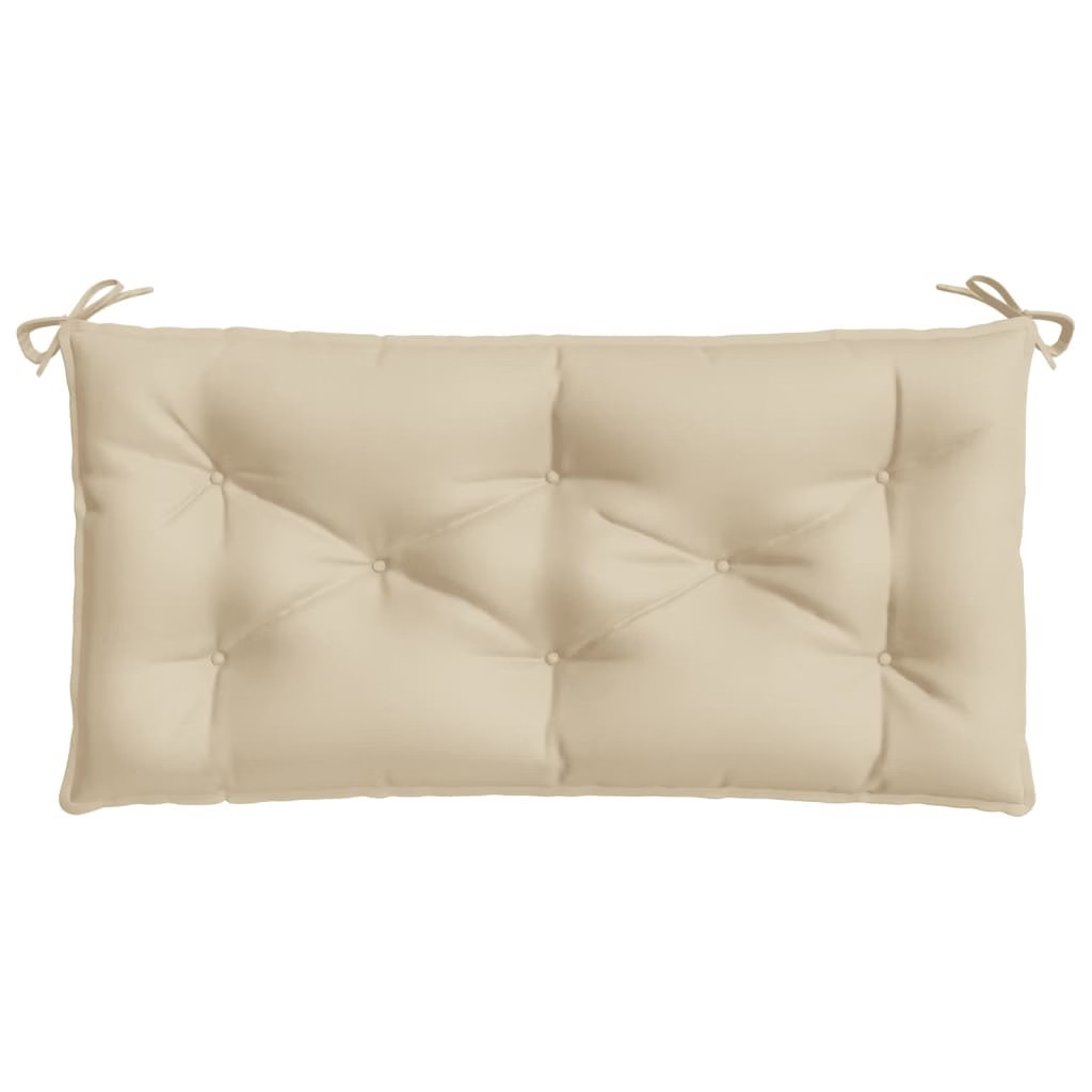 Garden Bench Cushion Beige Oxford fabric (100% polyester)