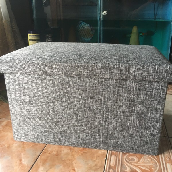 Multifuction Child Sofa and Storage Box Gray