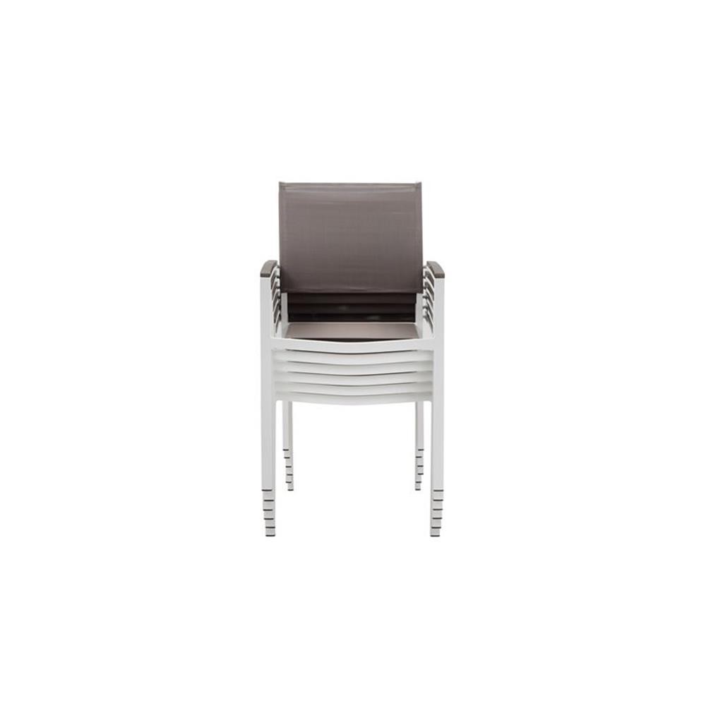Pemberly Row 13-piece Modern Aluminum Patio Sofa Set in White/Gray