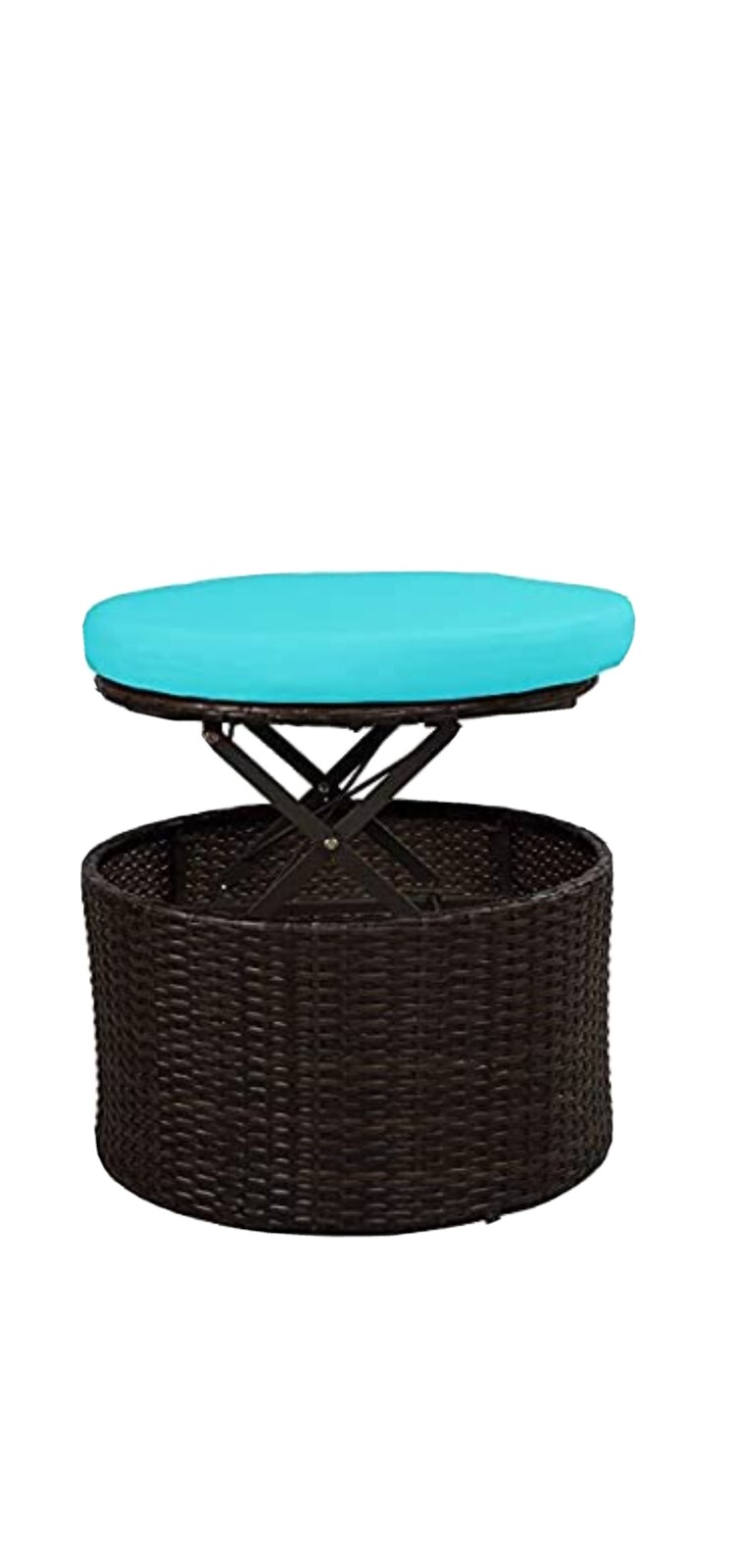 Merax Patio Furniture Outdoor Sectional Sofa Set Rattan Daybed Sunbed