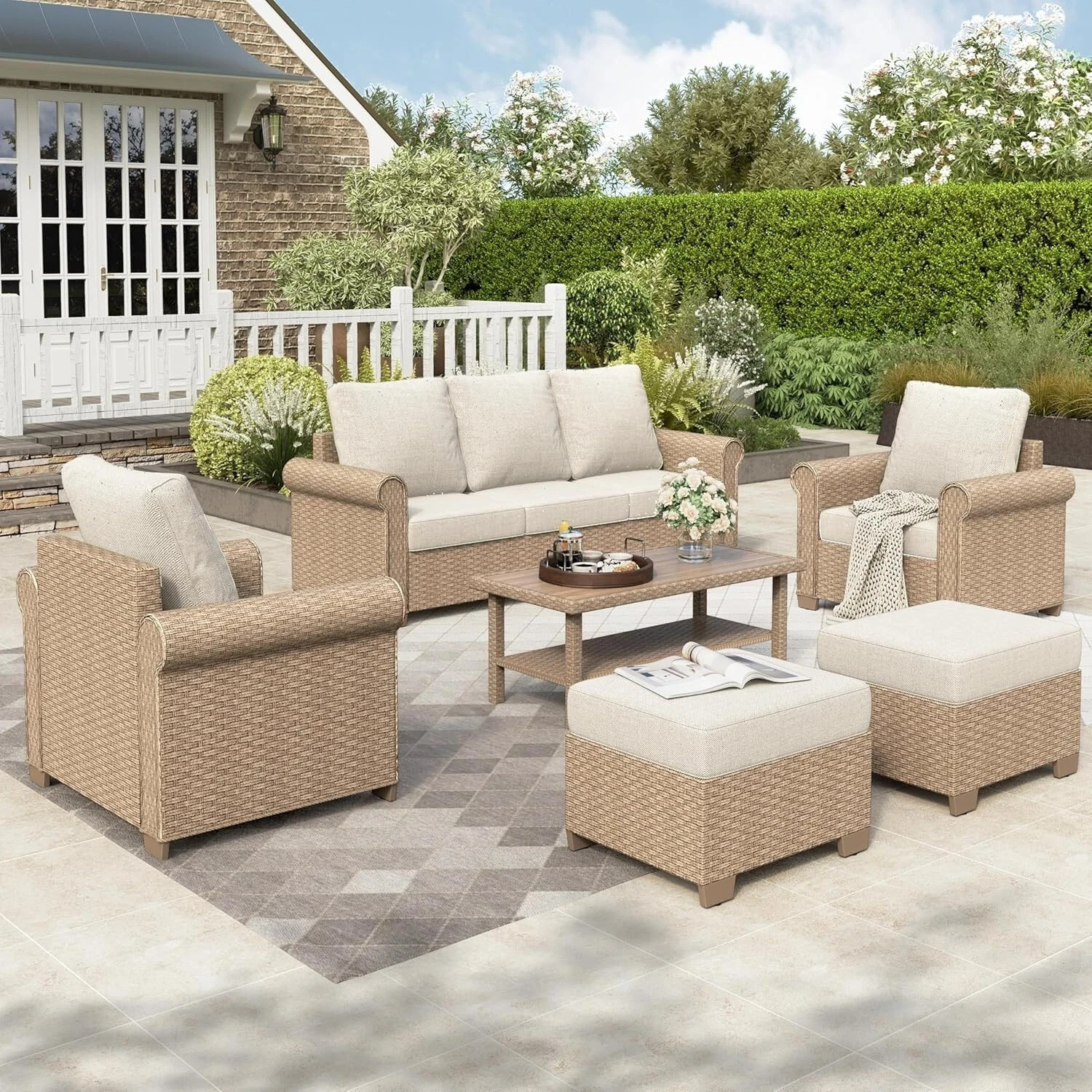 Patio Conversation Set Outdoor Furniture Wicker Furniture Rattan Patio Furniture