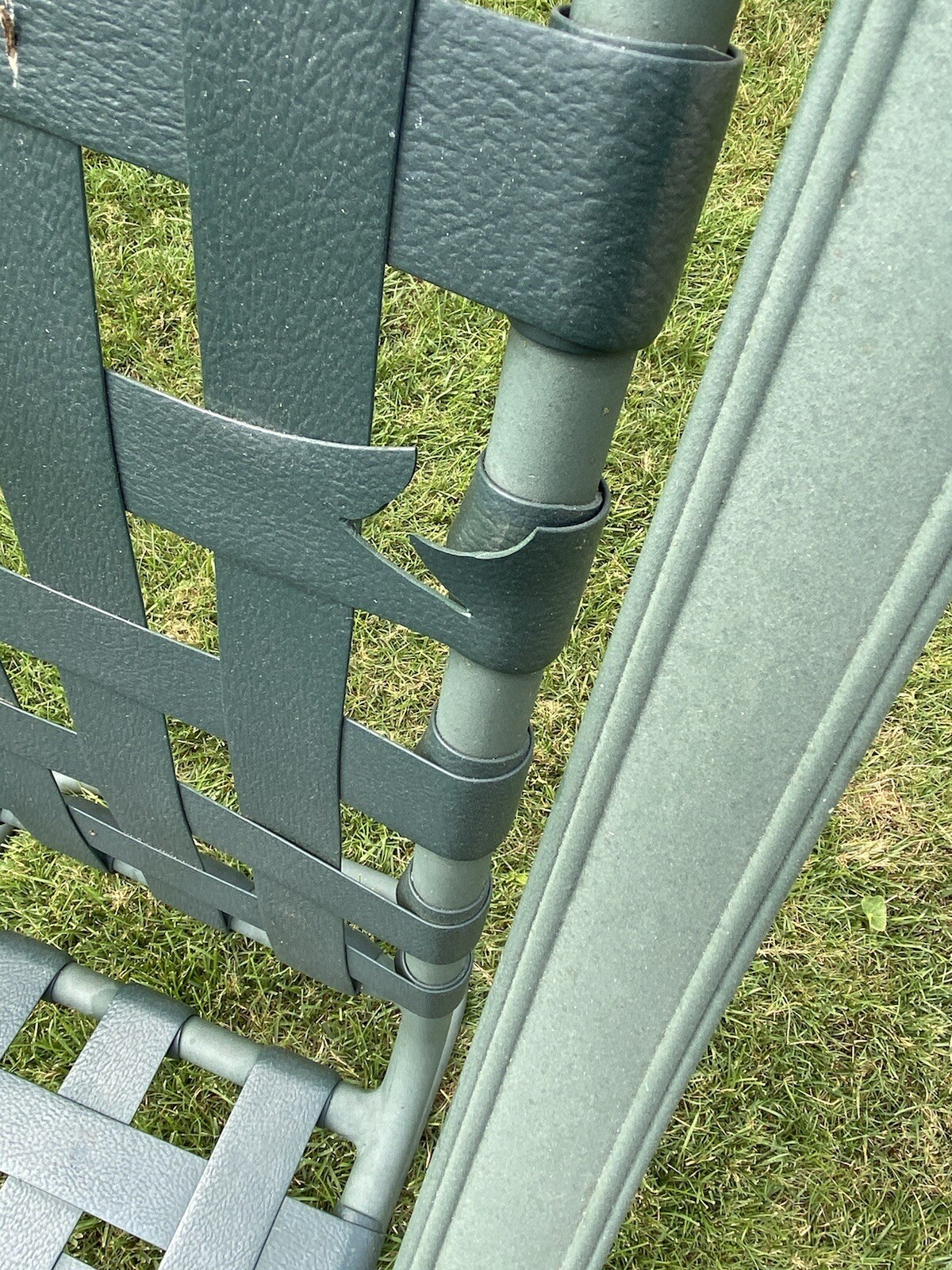 Vintage Aluminum Patio Rocking Chairs Set of 4