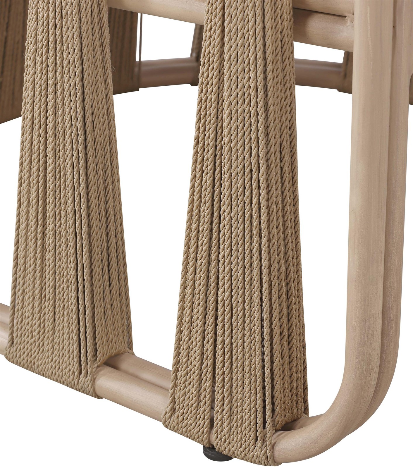Meridian Furniture San Pietro Cream Olefin Upholstered Outdoor Patio Loveseat
