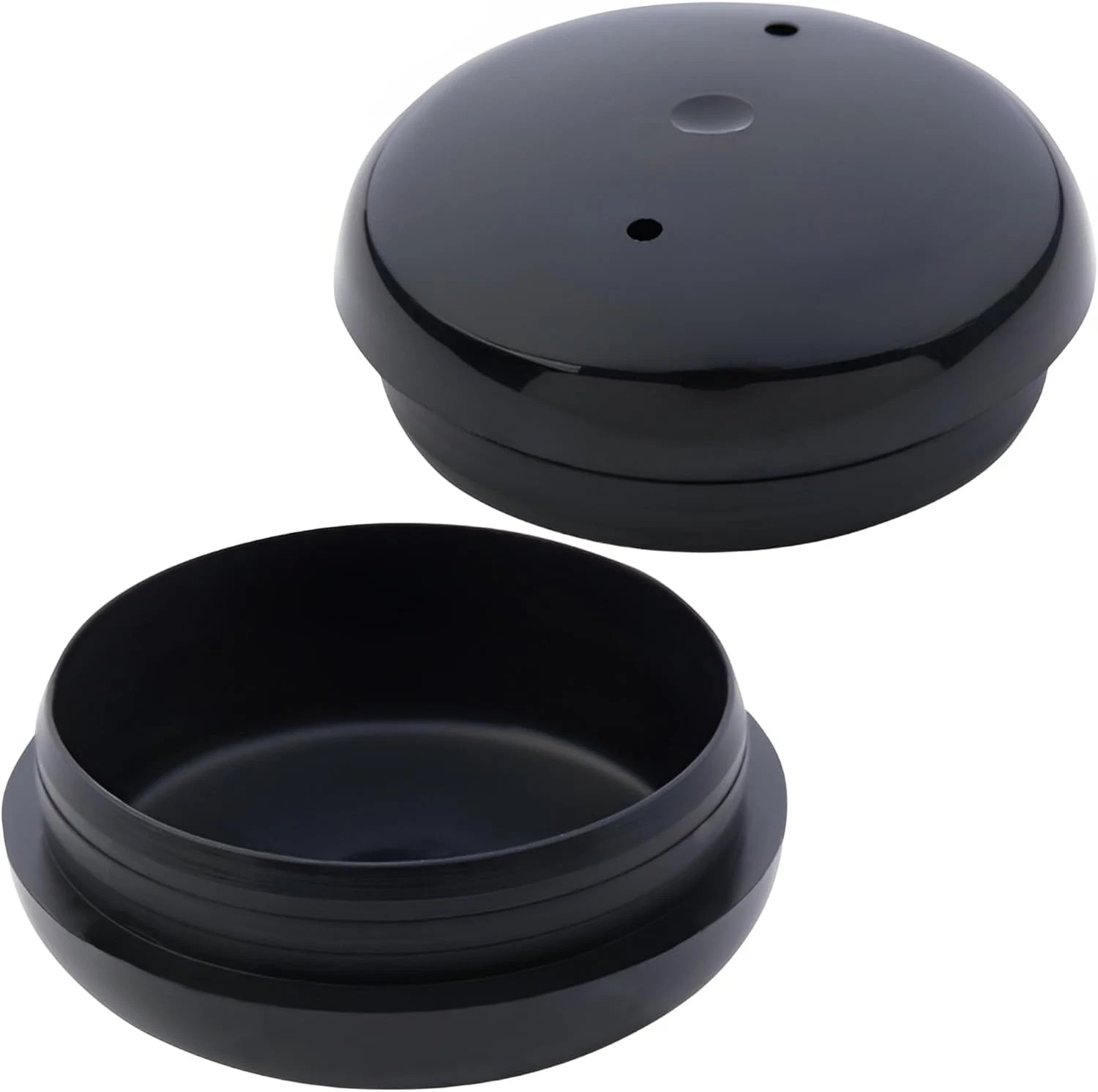 1-1/2″ Wrought Iron Patio Furniture Feet Caps – round Plastic Outdoor Metal T…