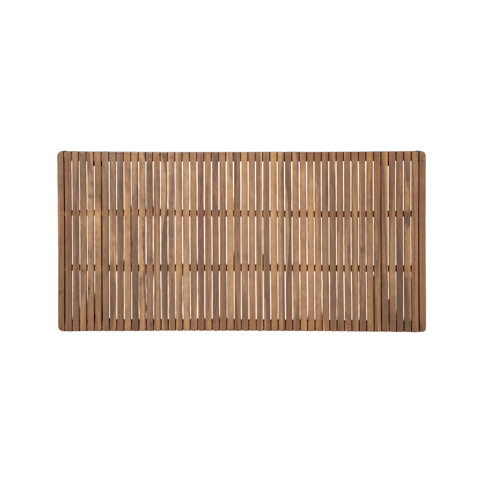 5 PCS Acacia Wood Outdoor Dining Set 69in Table +4 Chairs W/ Cushions Patio Deck