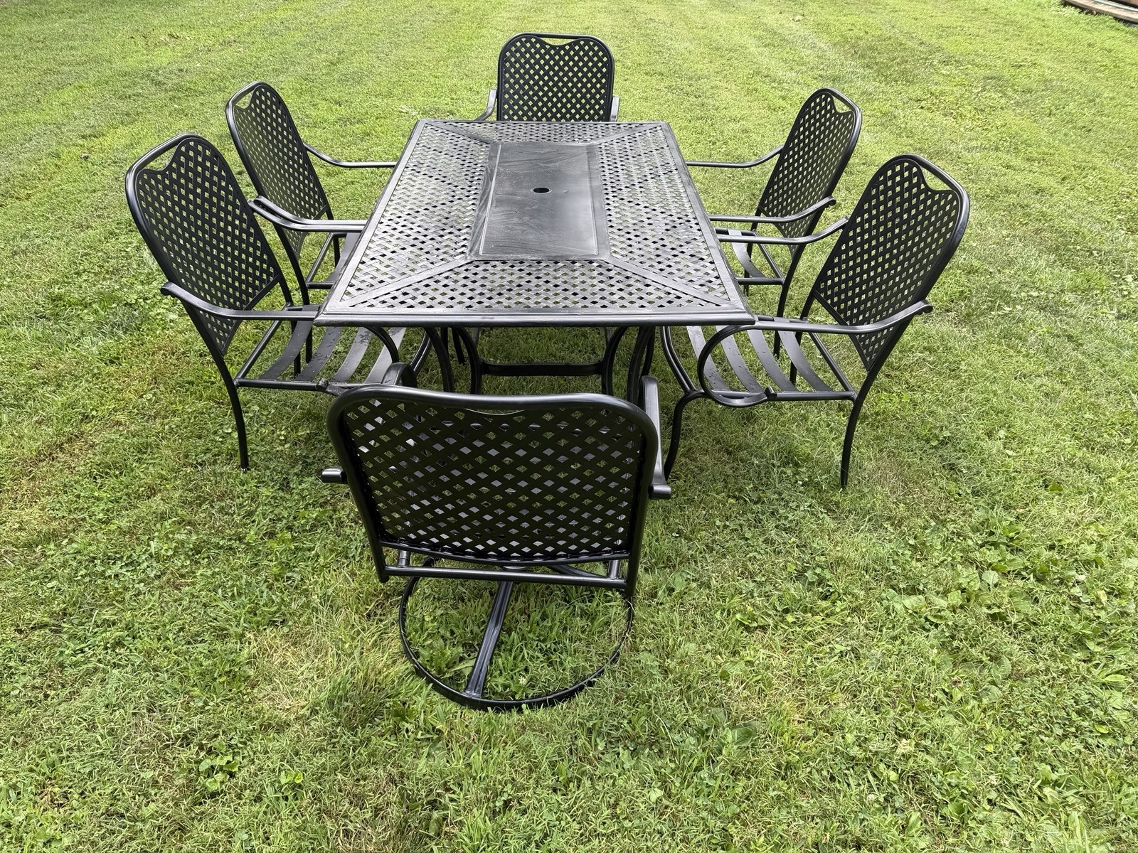 Hampton Bay Patio Set Table & 6 Chairs