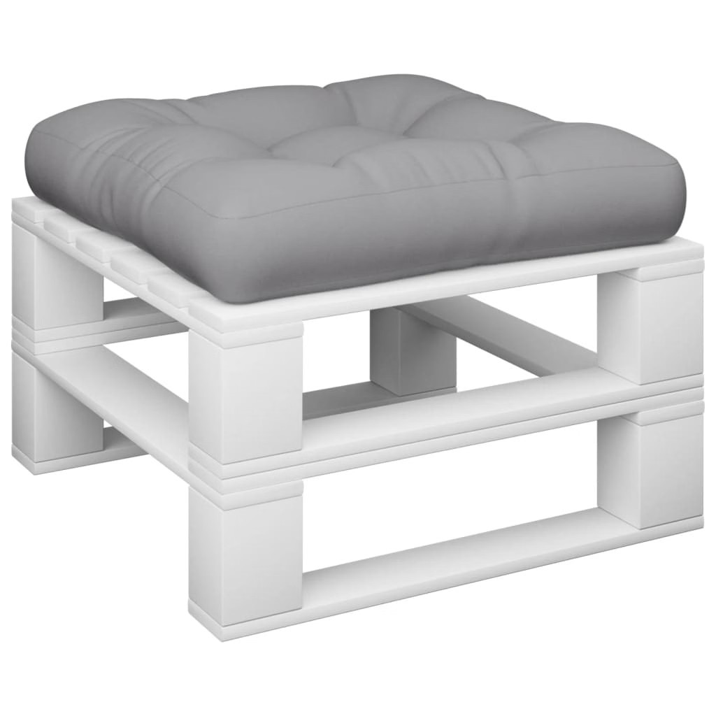 Pallet Cushion Gray 23.6″x23.6″x4.7″ Fabric