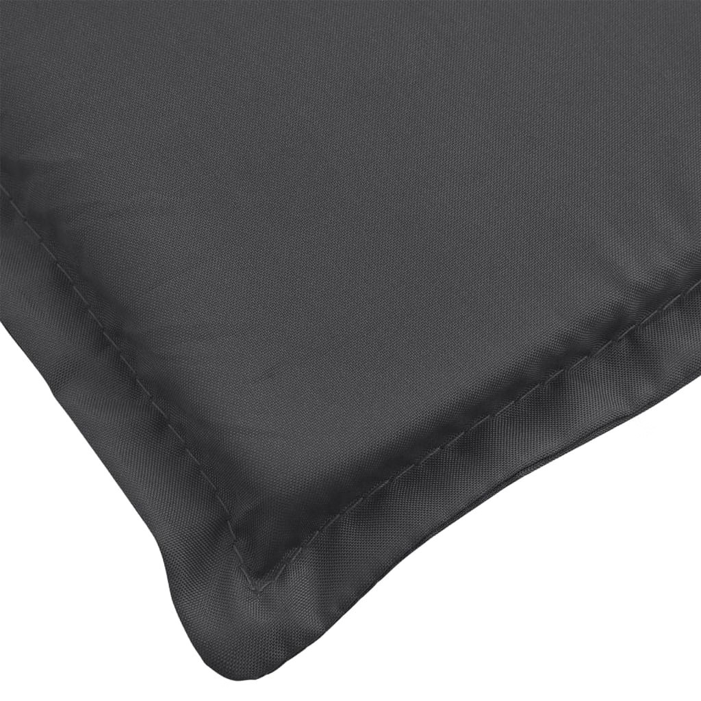 Highback Chair Cushions 6 pcs Melange Anthracite 47.2″x19.7″x1.6″ Fabric