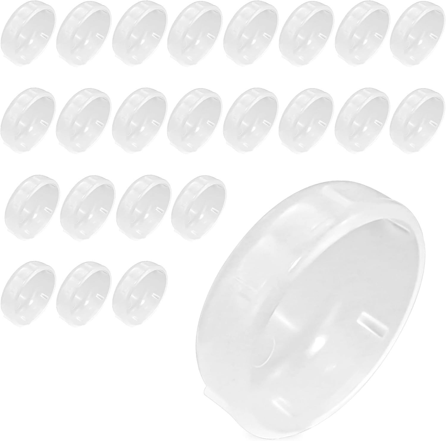 24 Pack of 1-1/2″ Wrought Iron Patio Furniture Feet Glides Cups by Furniture…