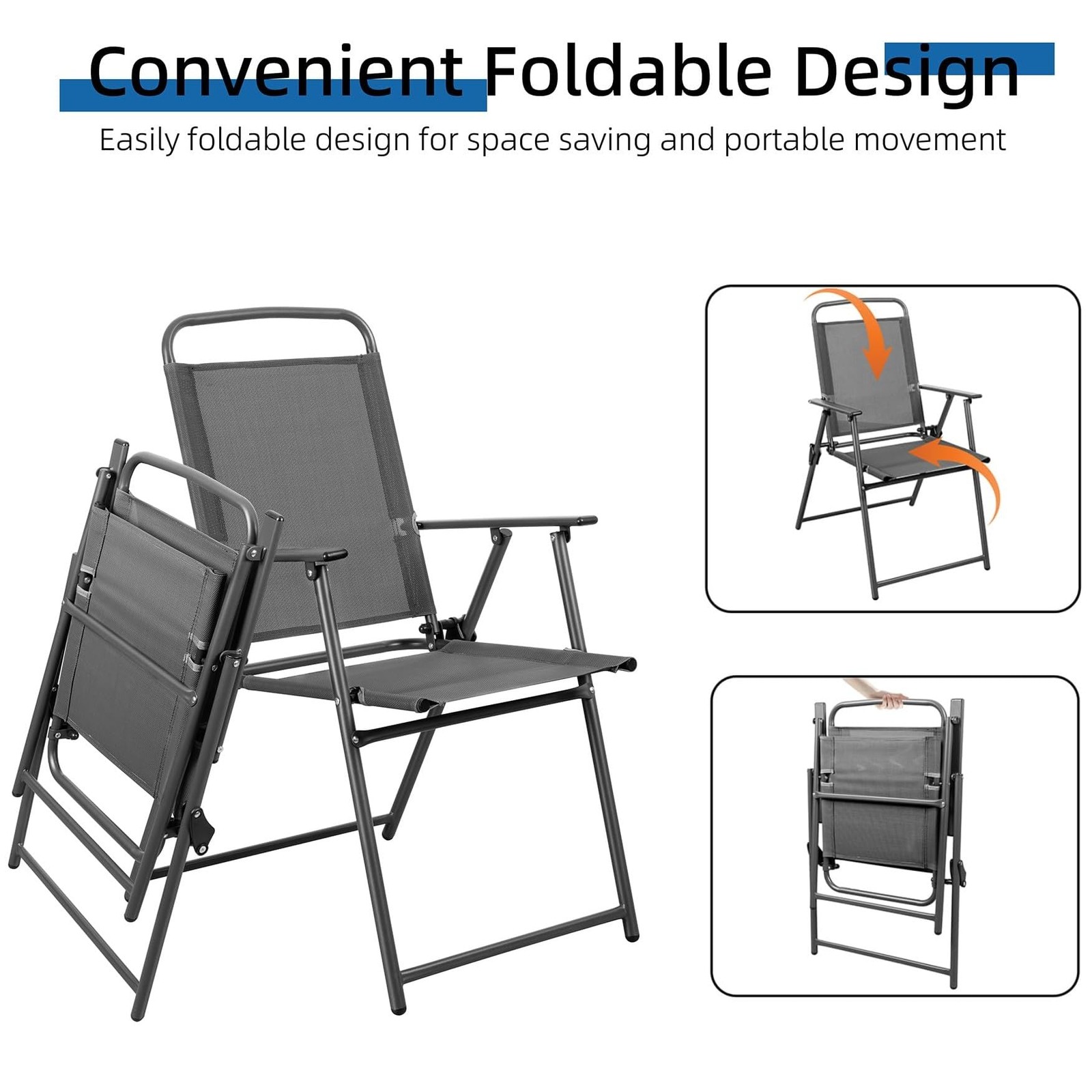 Shintenchi 6pc Patio Set Onyx Dining Table Chairs