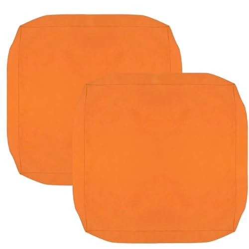 Oslimea 20x20x2 Outdoor Cushion Covers Replacement Waterproof Patio Seat 2 Pack