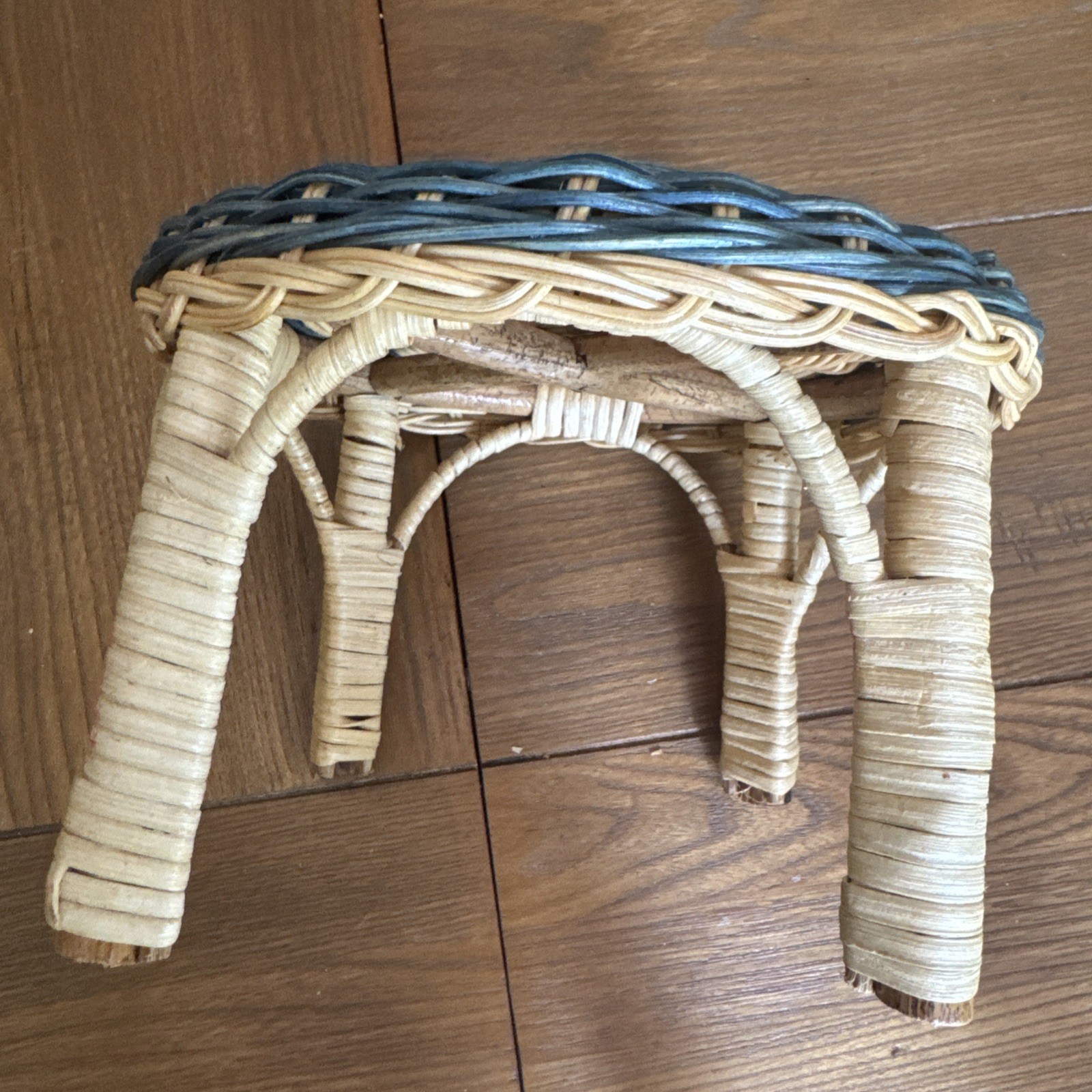 VINTAGE MUFFY VANDERBEAR RATTAN Wicker FURNITURE 4 PIECE Table Chair Settee