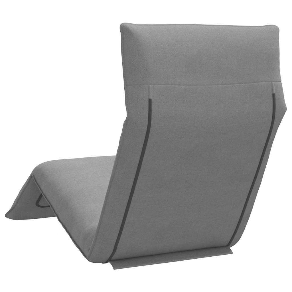 Sun Lounger Grey Oxford fabric (100% polyester), metal, foam