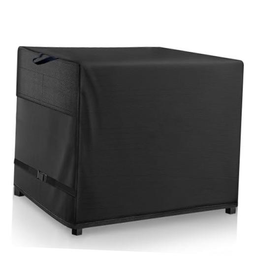 Outdoor Bar Height Dining Set Cover Suitable for 76 * 34 * 76″x 34″x 42″ Black