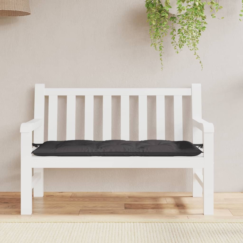 Garden Bench Cushion Anthracite 47.2″x19.7″x2.8″ Oxford Fabric