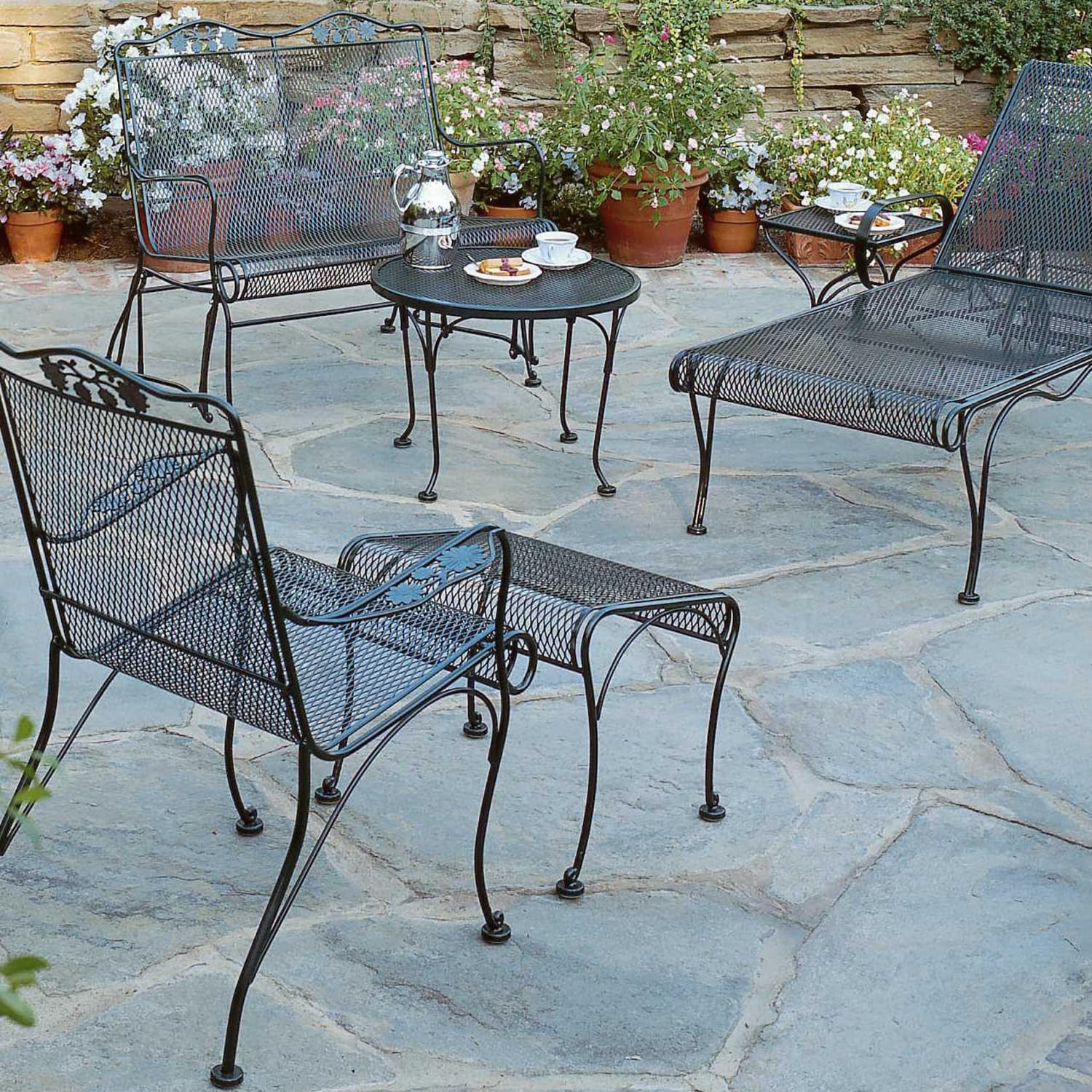 1-1/2″ Wrought Iron Patio Furniture Feet Caps – round Plastic Outdoor Metal Tabl