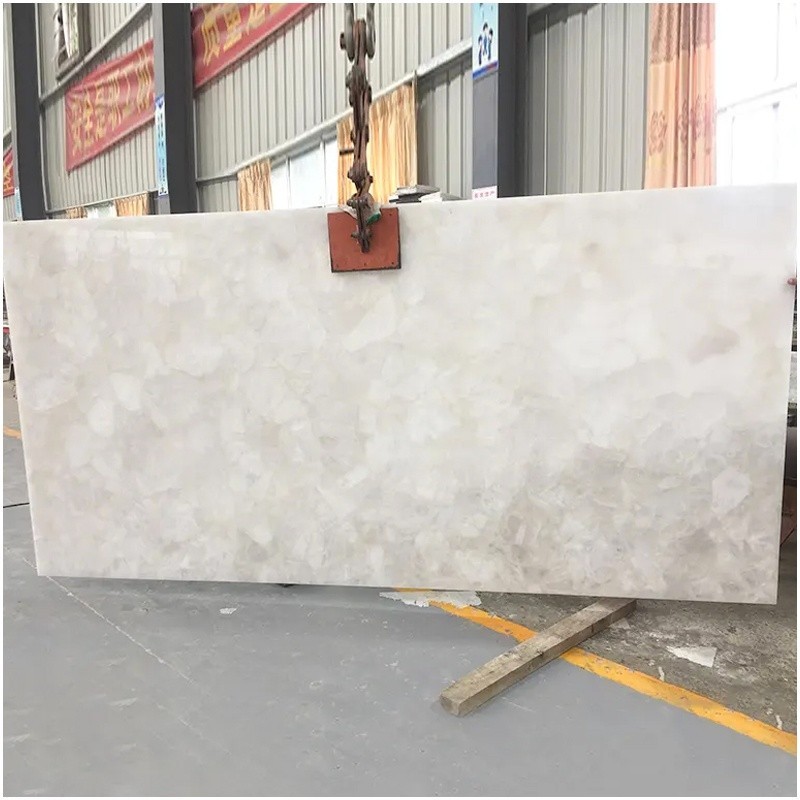 Premium White Quartz Kitchen Countertop – Elegant Modern Worktop for Luxury Home