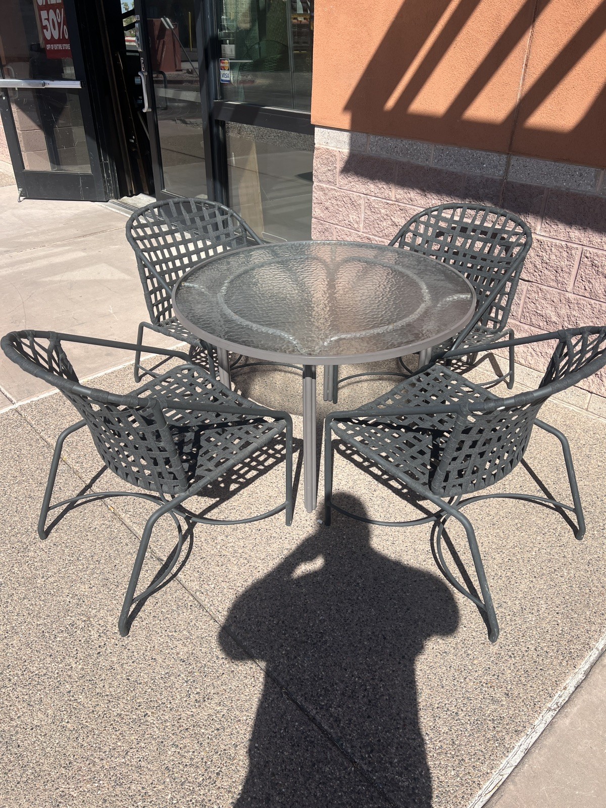 Brown Jordan Patio Set 4 Kantan Chairs And Table