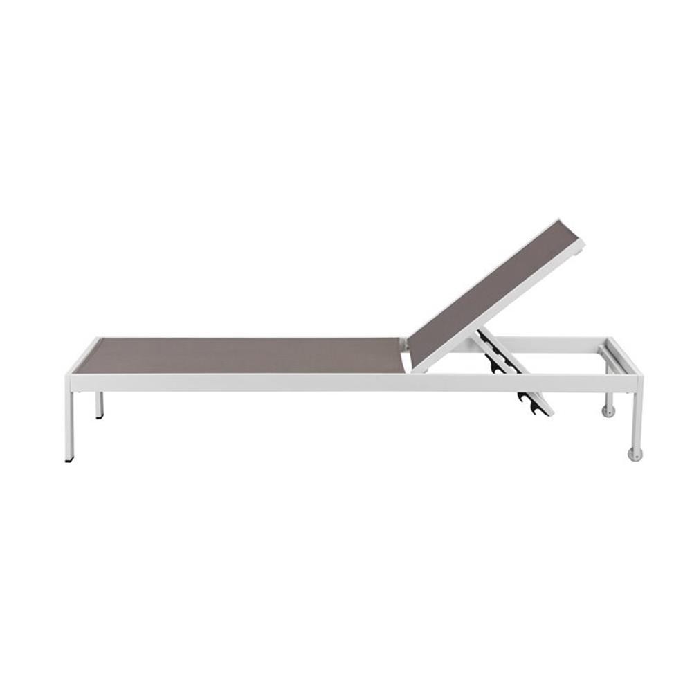 Pemberly Row 17-piece Modern Aluminum Patio Sofa Set in White/Gray