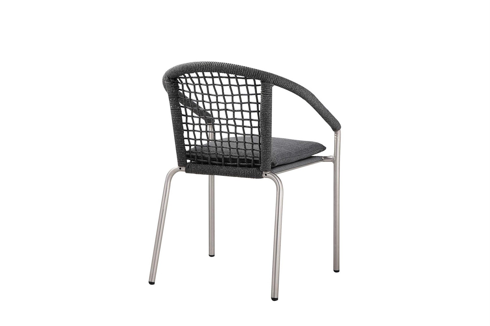 Pemberly Row 7-Piece Modern Aluminum Dining Set in Slate Gray