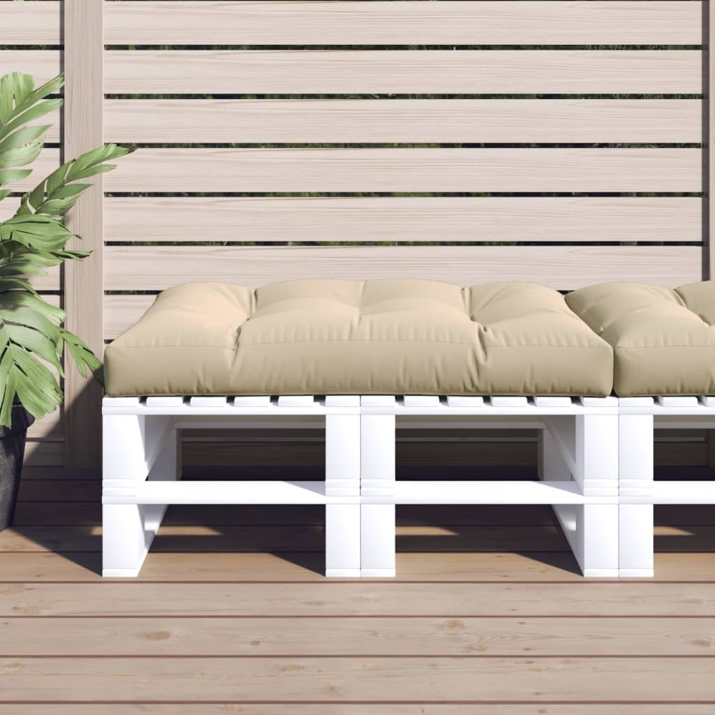 Pallet Cushion Beige 47.2″x31.5″x4.7″ Fabric