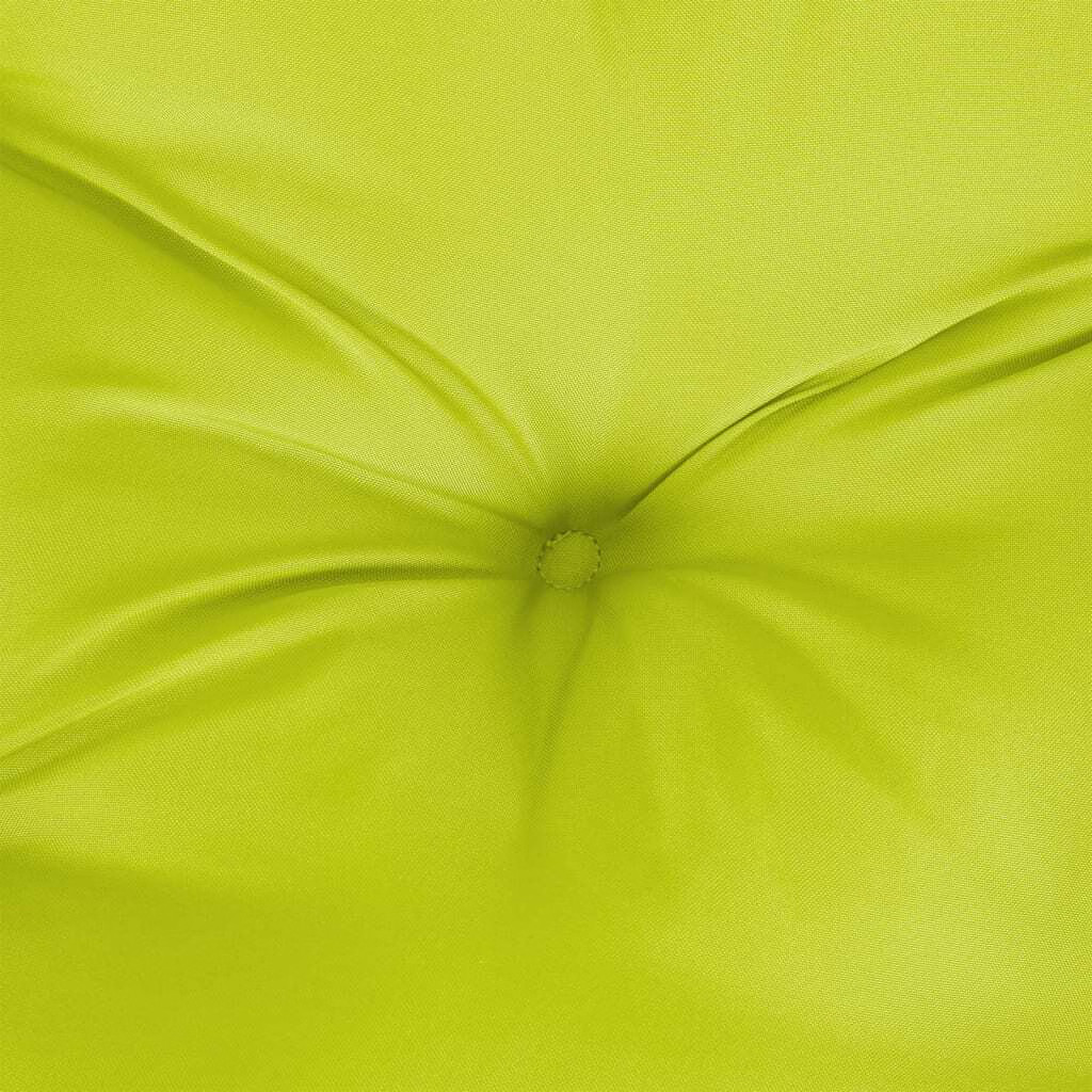 Garden Bench Cushion Bright Green 59.1″x(19.7″+19.7″)x2.8″ Oxford Fabric