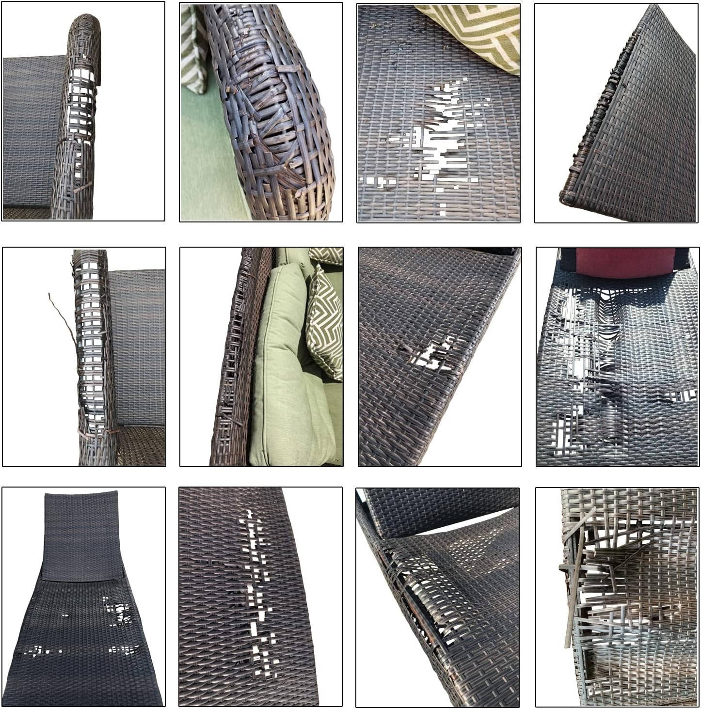 120 Ft Wicker Repair Kit Plastic Wicker Supplies Outdoor Patio Furniture Repair