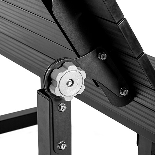 TECSPACE New Aluminum 2-colour Outdoor Convertible Bench All-in-one Table&Bench