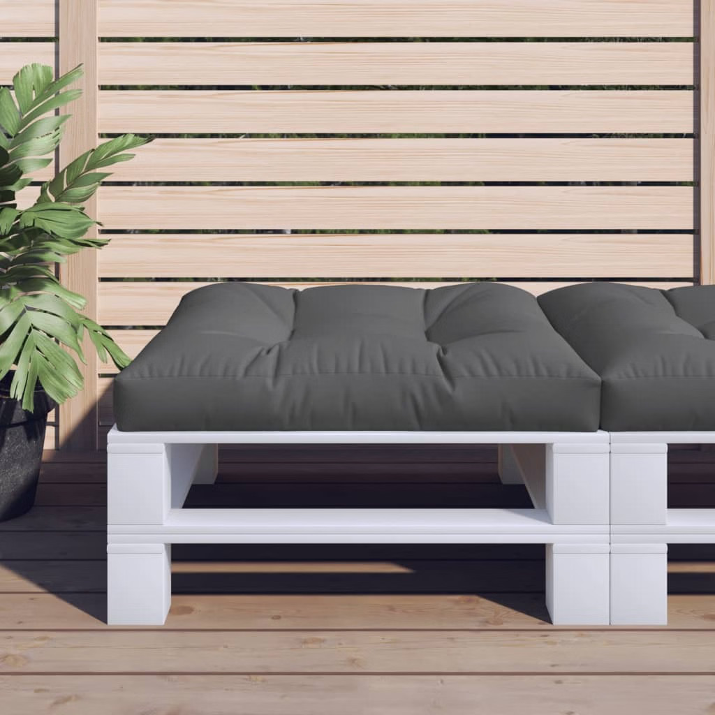 Pallet Cushion Anthracite 100% polyester 27.6×27.6×4.7 in