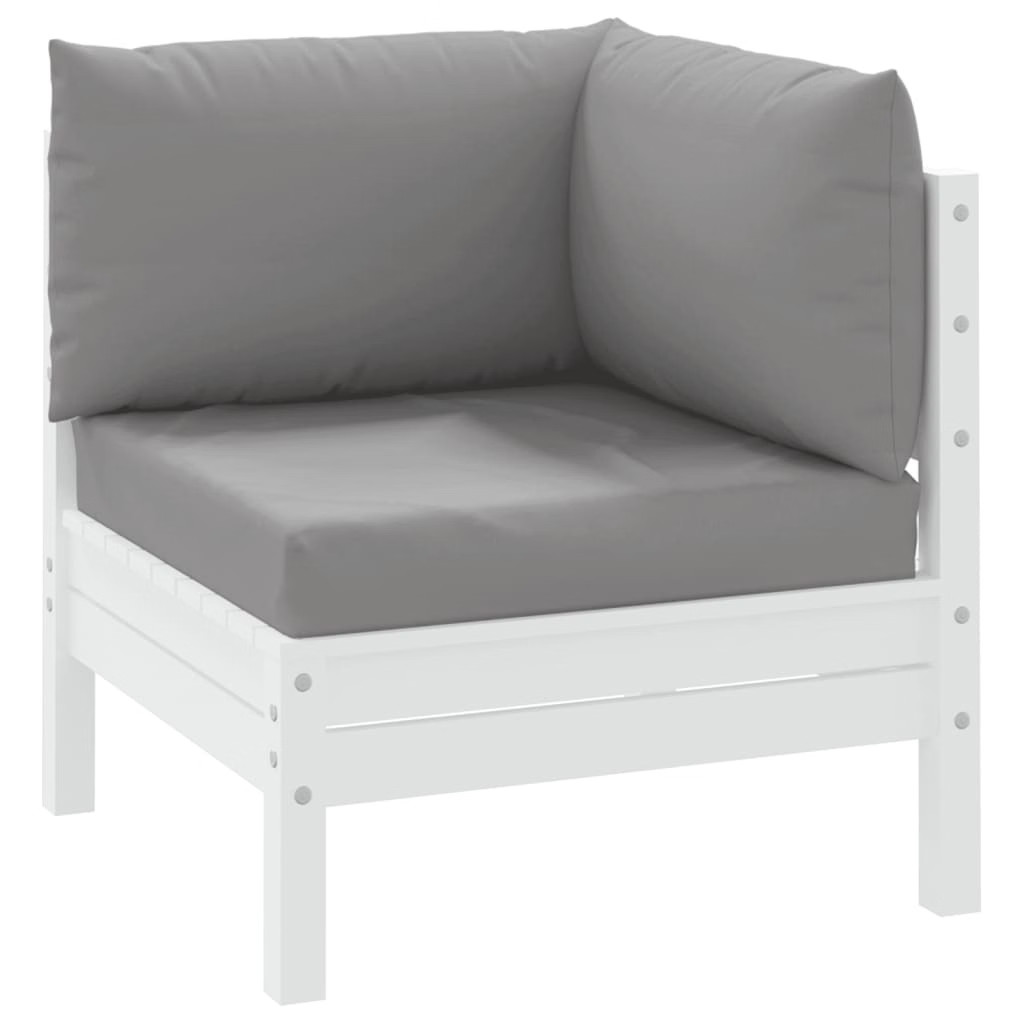 Pallet Cushions 3 pcs Gray Oxford Fabric