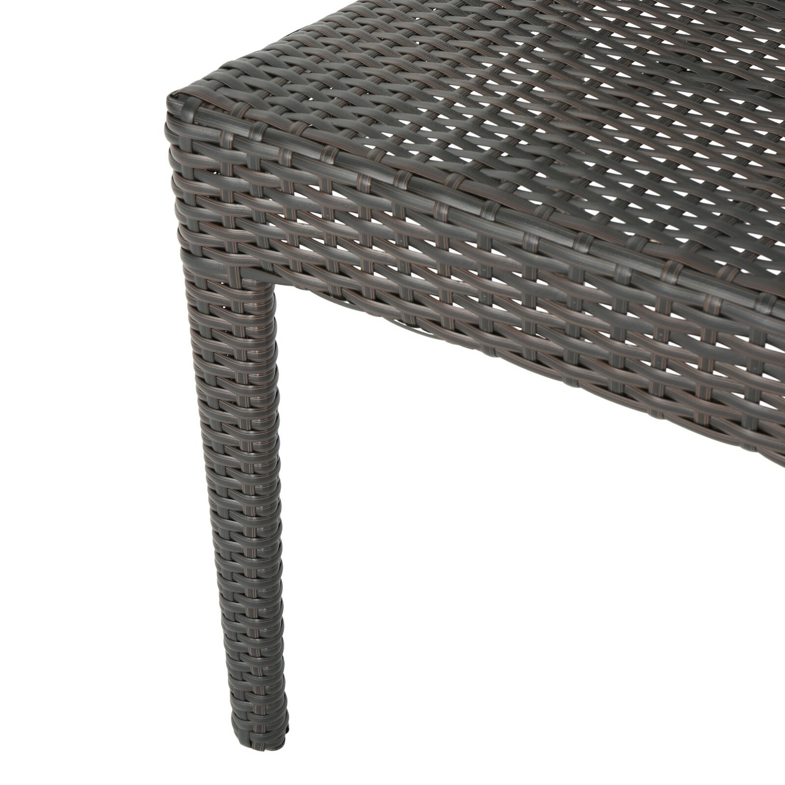 Dana Point Outdoor Patio Furniture Brown Wicker Chairs (Set of 2)
