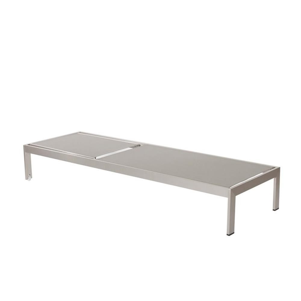 Pemberly Row 13-piece Modern Aluminum Patio Dining Set in Gray