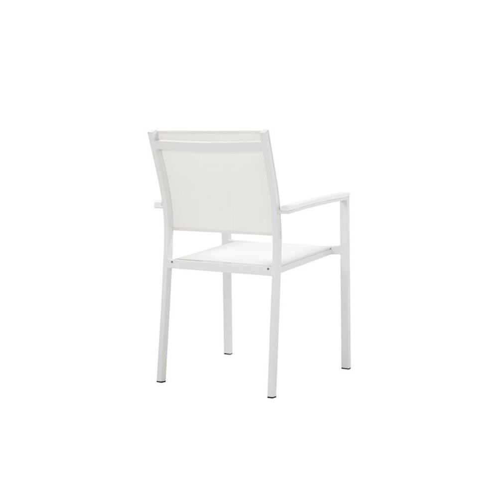 Pemberly Row Contemporary 17-piece Aluminum Patio Sofa Set in White