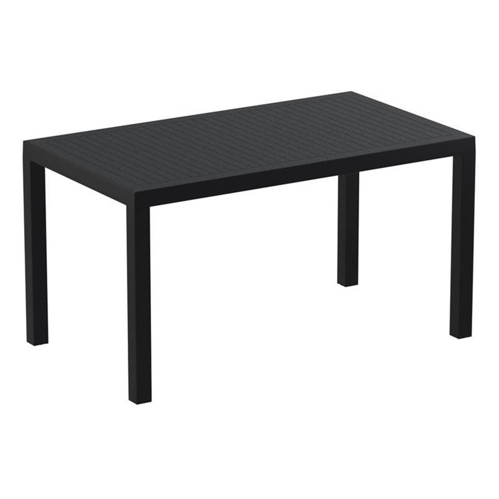 Compamia Ares 55″ Resin Patio Dining Table in Black
