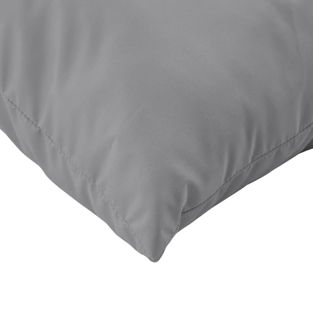 Pallet Cushions 2 pcs Gray Fabric