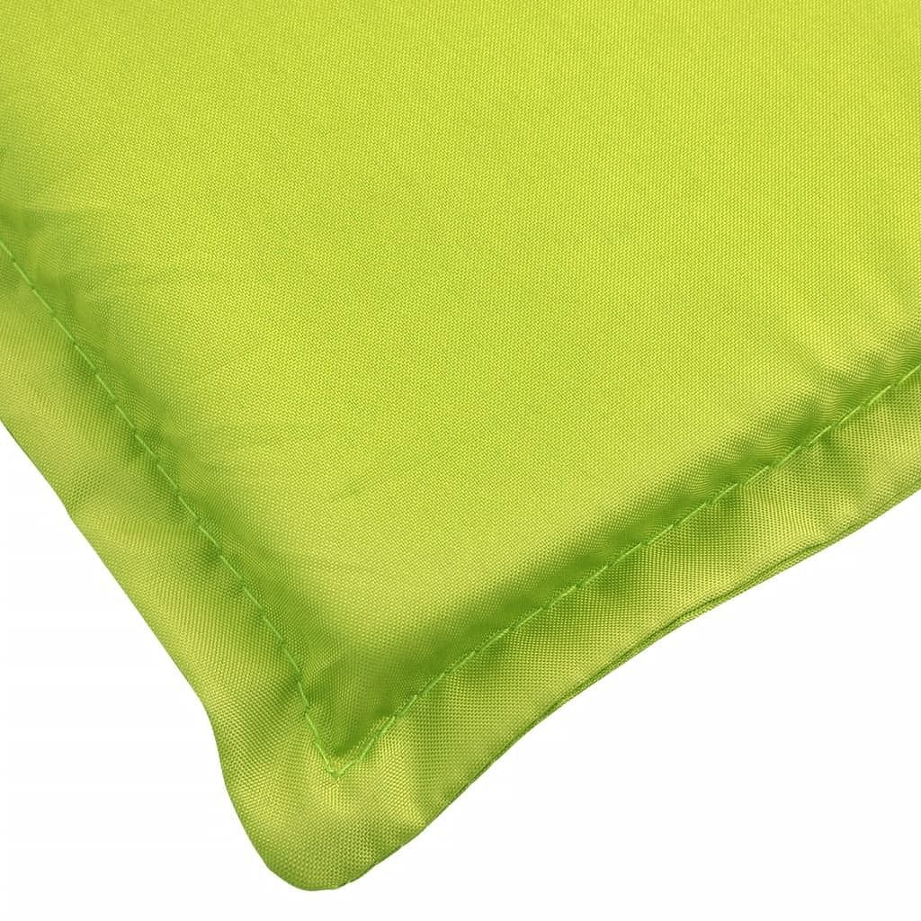 vidaXL Deck Chair Cushion Bright Green (29.5″+41.3″)x19.7″x1.6″