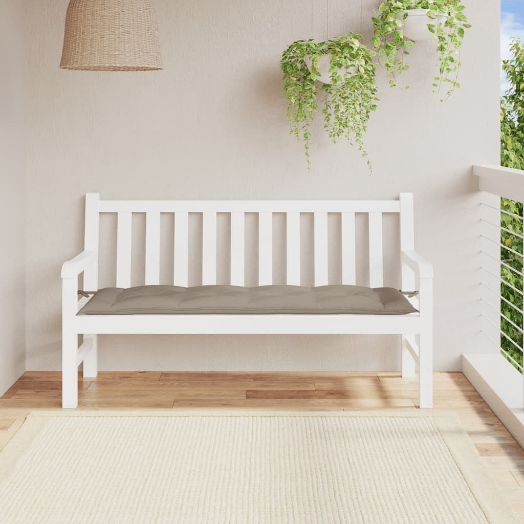 Garden Bench Cushion Taupe 59.1″x19.7″x2.8″ Oxford Fabric