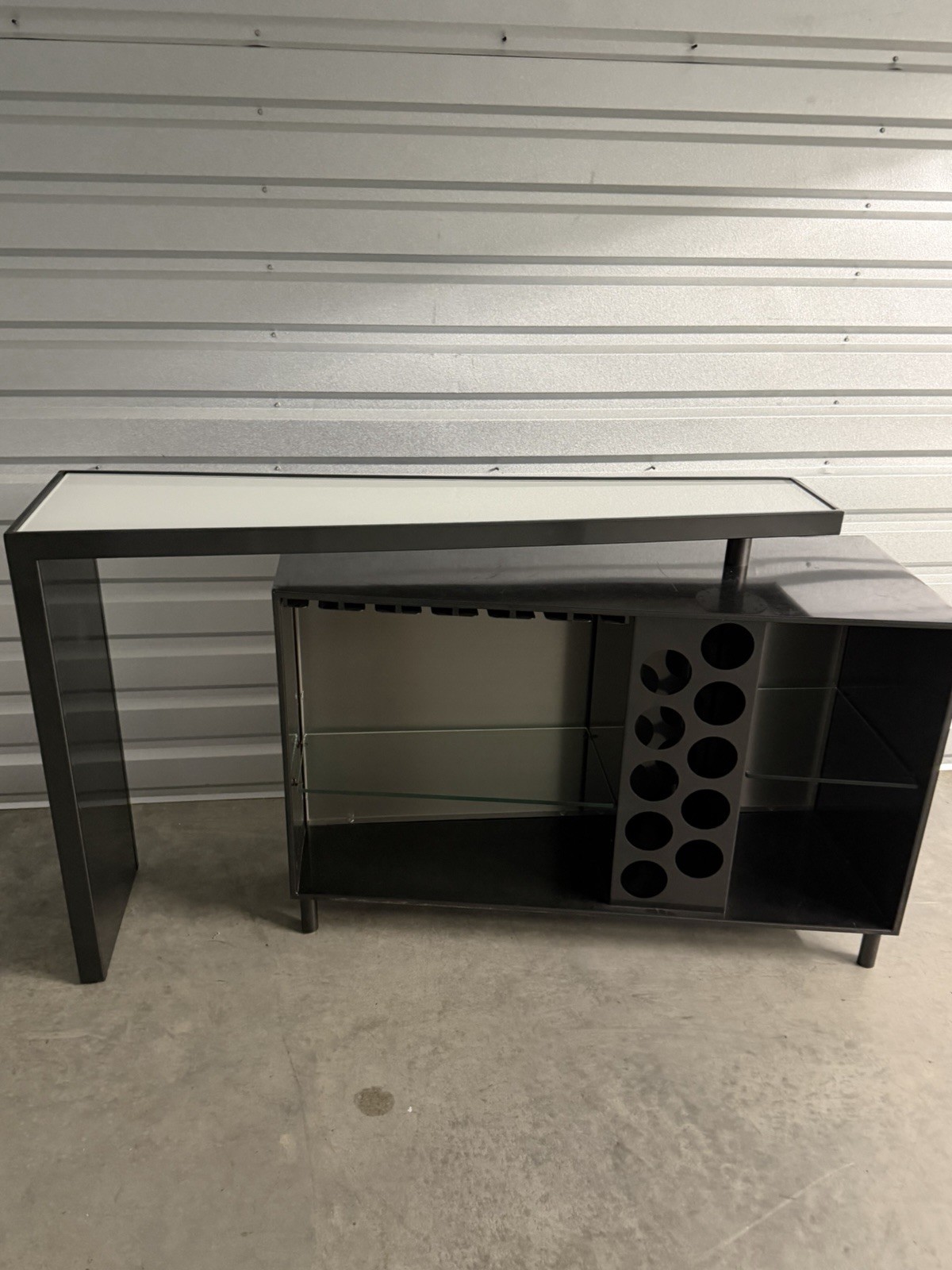 Elite Modern Swing Free Standing Bar Metal Retro MCM Style Carl Muller Bar