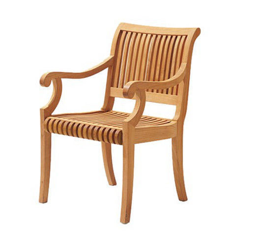 Giva A-Grade Teak 7 pc Dining 71″ Rectangle Table 6 Arm Chair Set Outdoor New