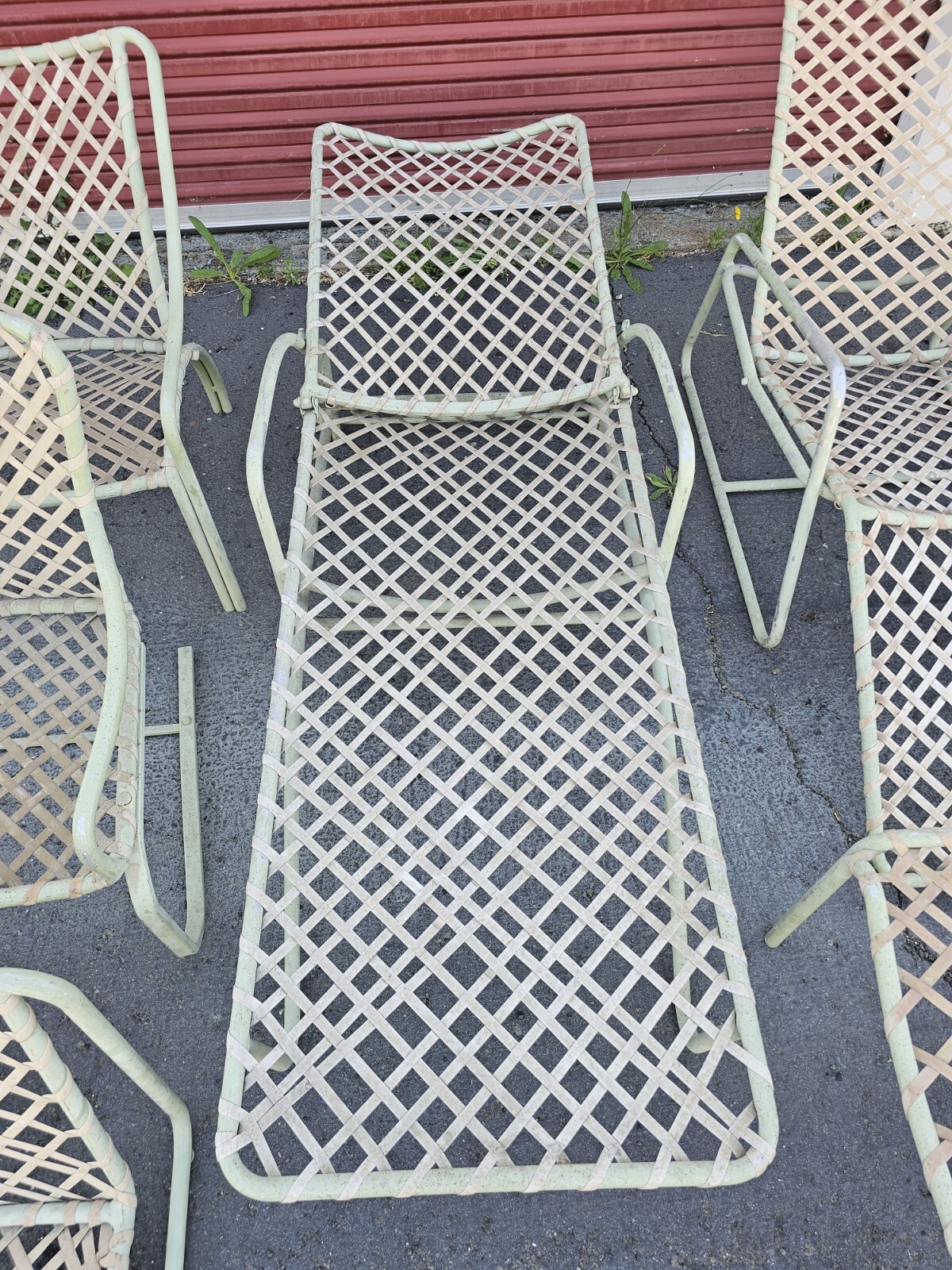 Vintage Brown Jordan Patio Furniture 3 Chairs Lounge Chair Gravitychair 2Table