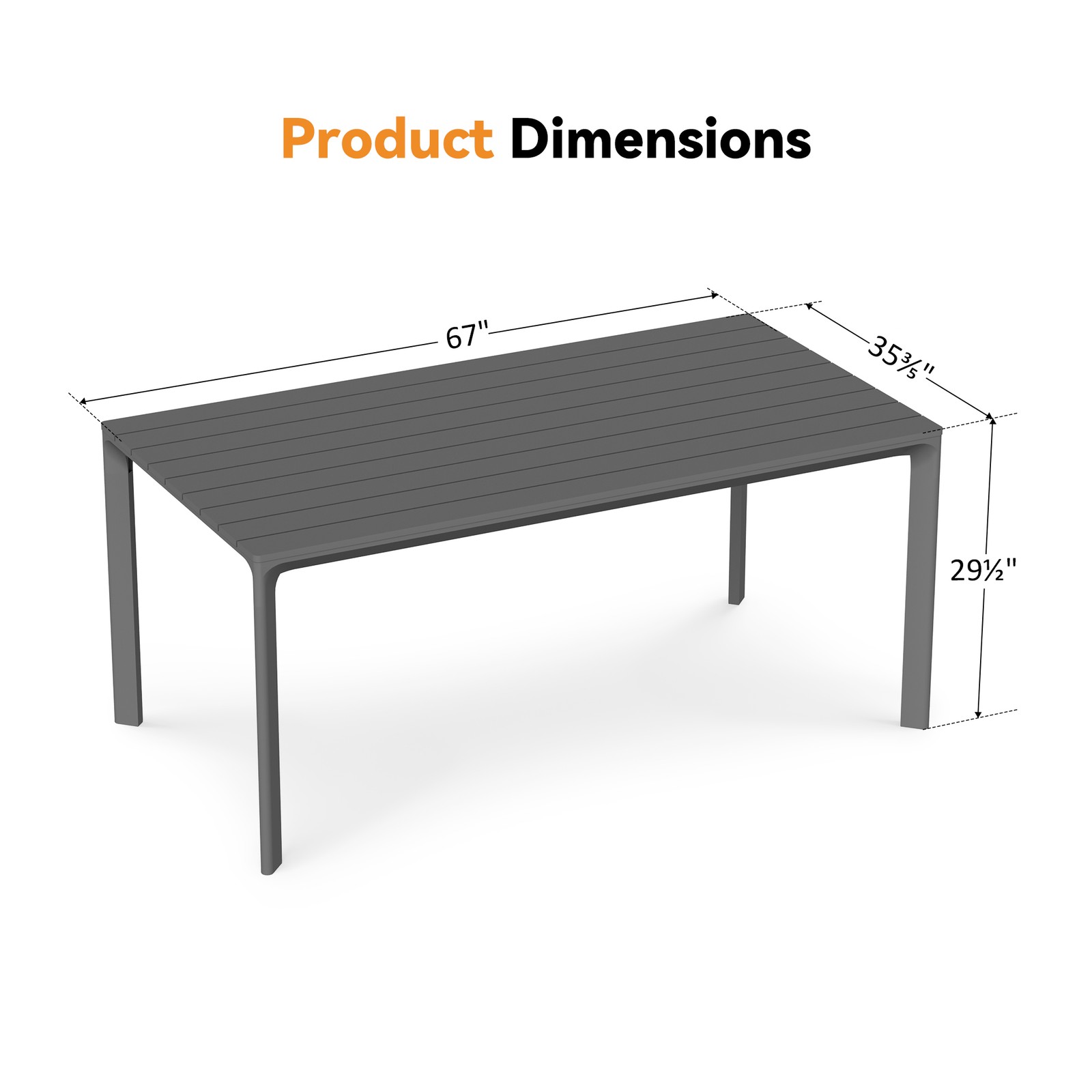 Outdoor Aluminum Dining Table and Chairs Set Fade Resistant Cushions & FSC Teak