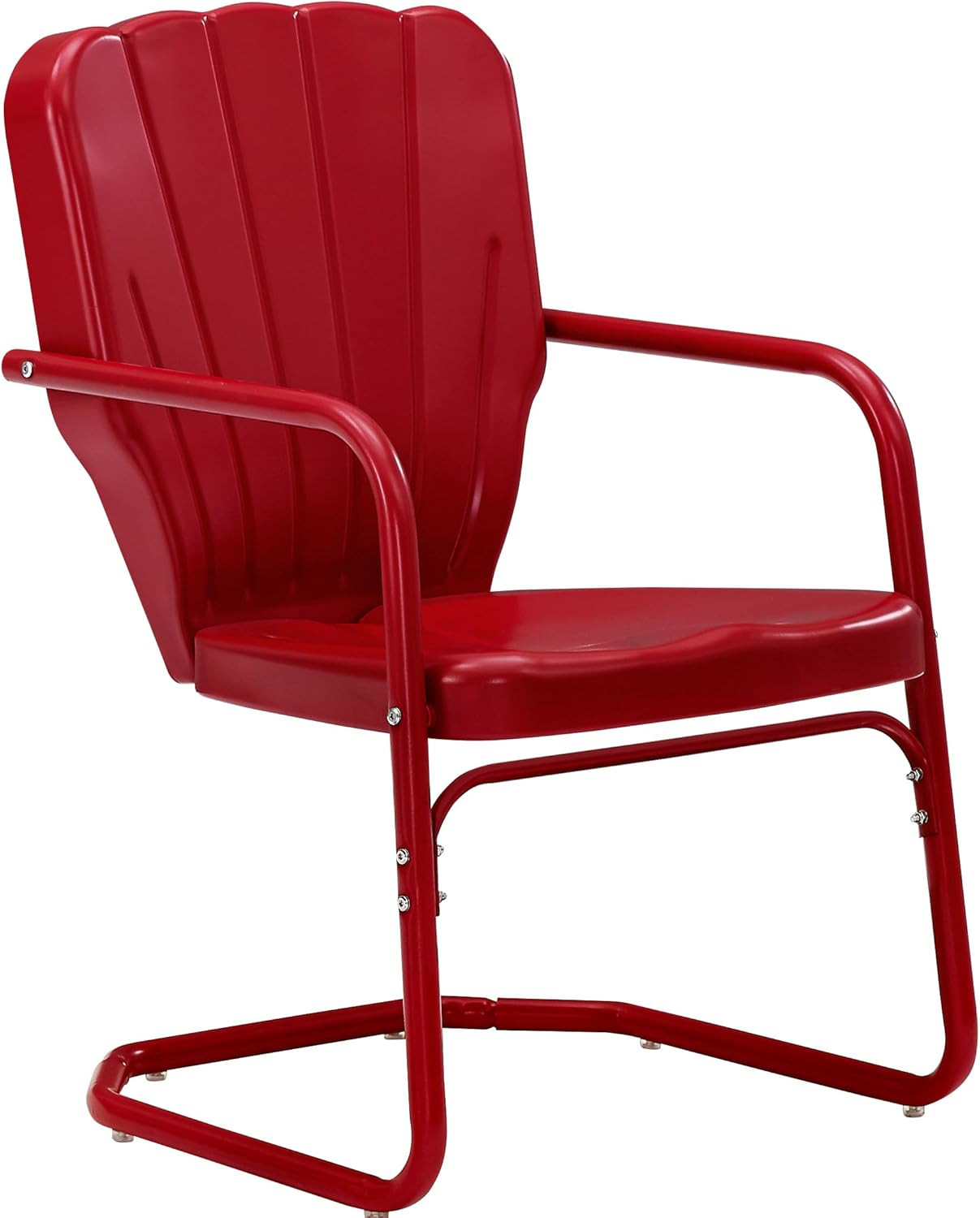 Ridgeland 2-Piece Outdoor Chair Set, Retro Metal Patio Chairs for Dining, Porch,